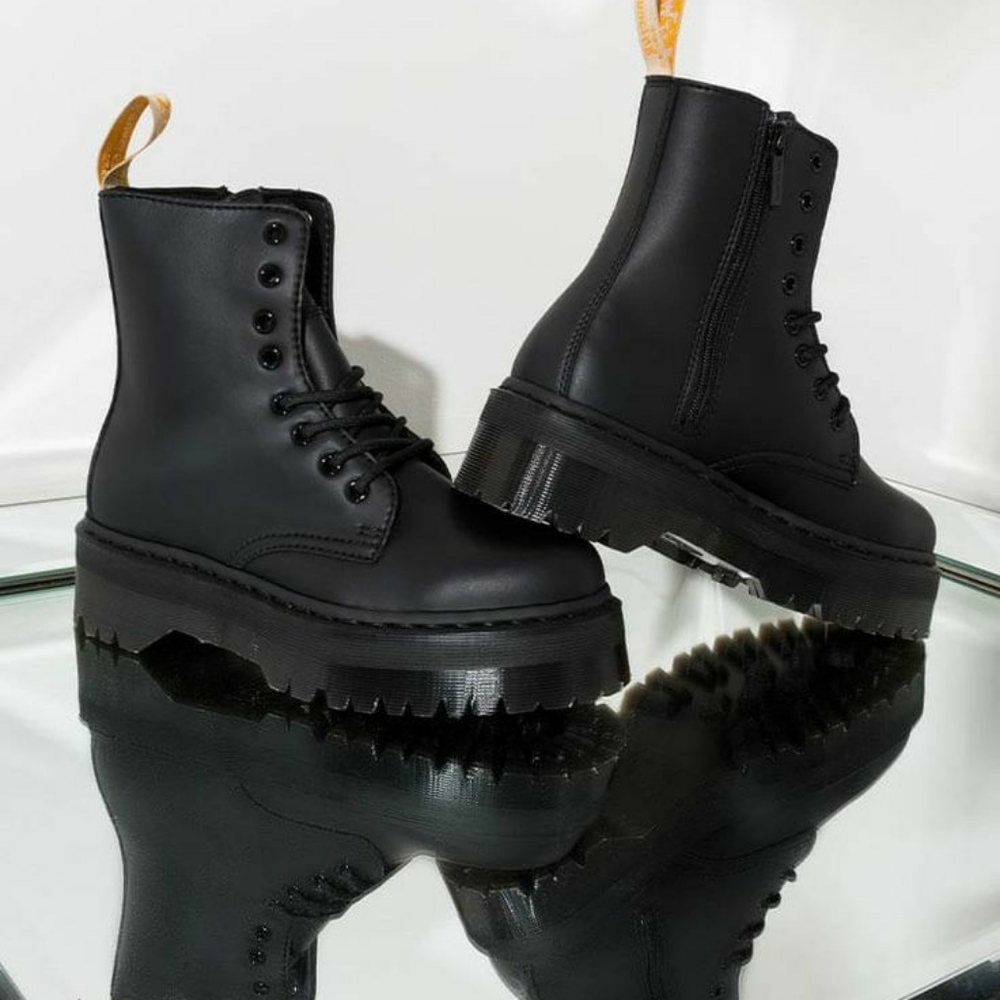 Dr Martens Jadon Vegan Black Mono
